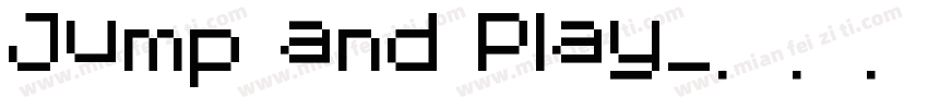 Jump and Play字体转换